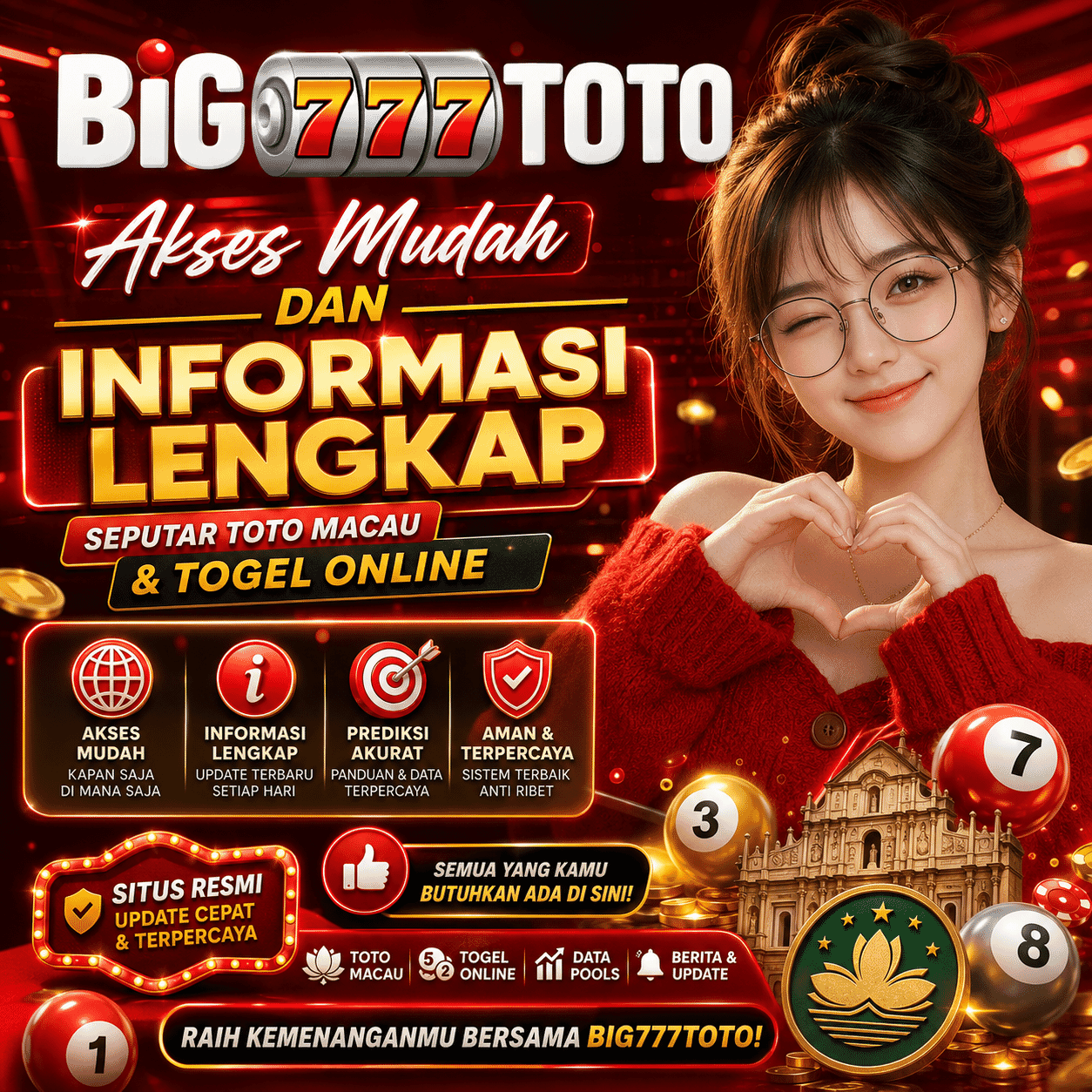 BIG777TOTO : Akses Mudah dan Informasi Lengkap Seputar Toto Macau & Togel Online